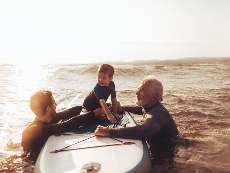 Surfing Family
